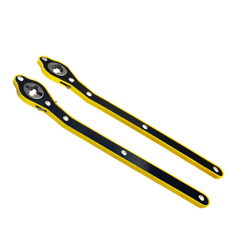 1PC Labor-saving Car Scissor Ratchet Spanner Key Tire Wheel Lug Wrench Car Jack Ratchet Wrench Hand Repair Tools