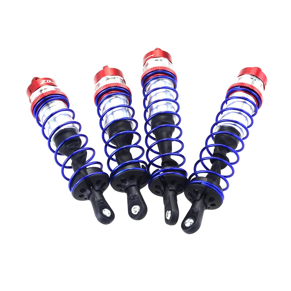 ZD Racing 4PCS Metal Shock Absorber 120mm Front 143mm Rear Damper Suspension for 1/8 RC Car HSP DHK HPI Traxxas