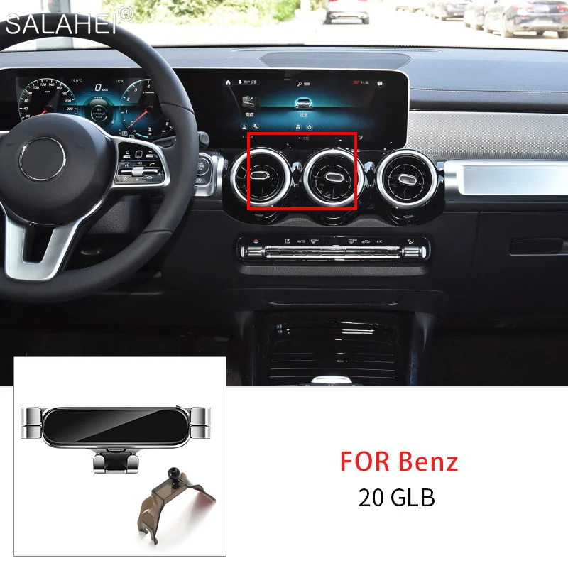 

Gravity Car Mobile Phone Holder GPS Support For Mercedes Benz W247 X247 GLB GLA B-Class 2020 For Iphone Samsung Huawei Xiaomi