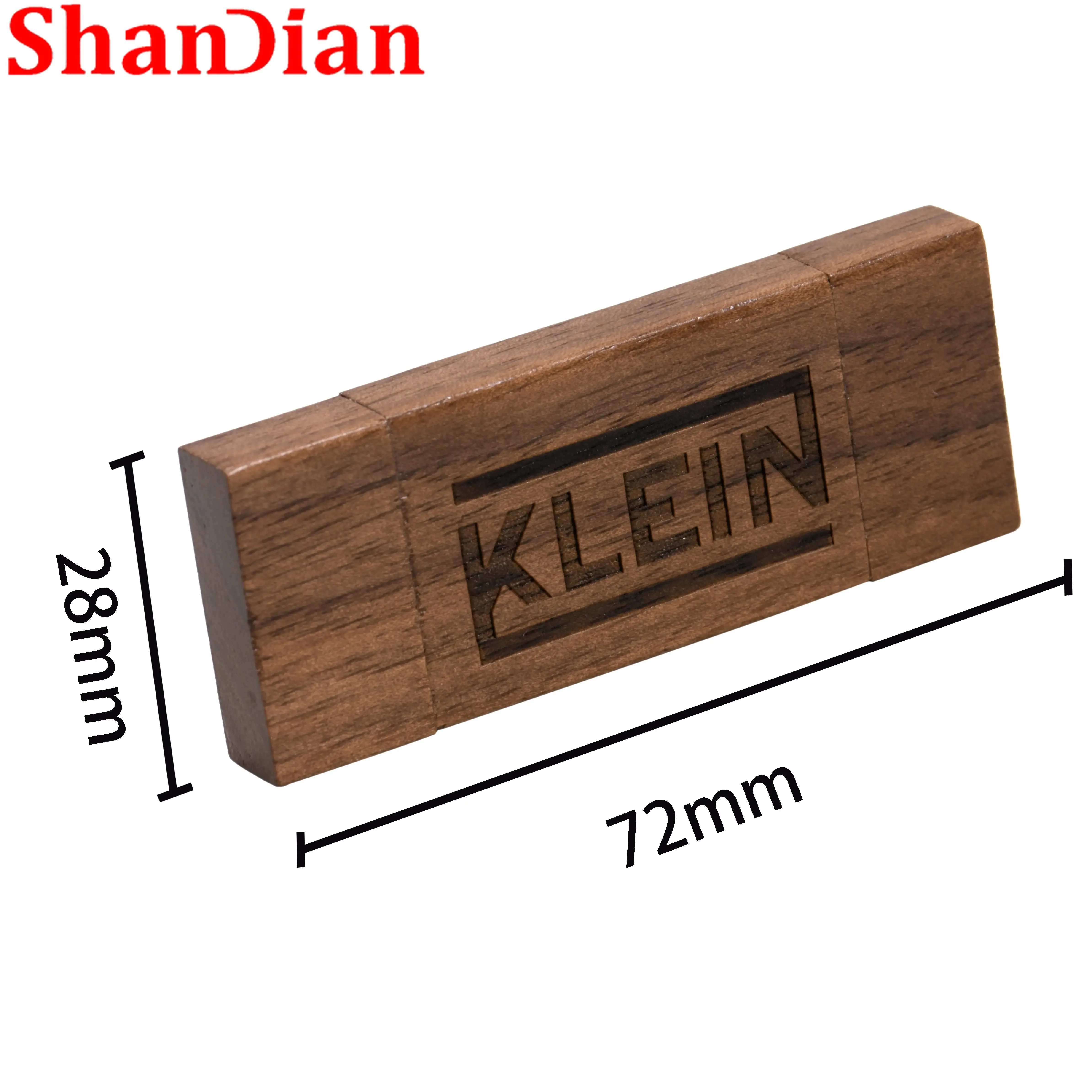 SHANDIAN Free Custom Logo Pendrive 64GB USB 2.0 32GB Wooden OTG U Disk 16GB Flash Drive 8GB Smart Phone Tablet PC Memory Stick