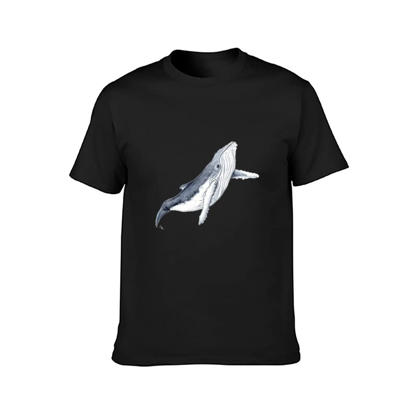 Humpback whale baby T-Shirt funnys Short sleeve tee heavyweight t shirts for men