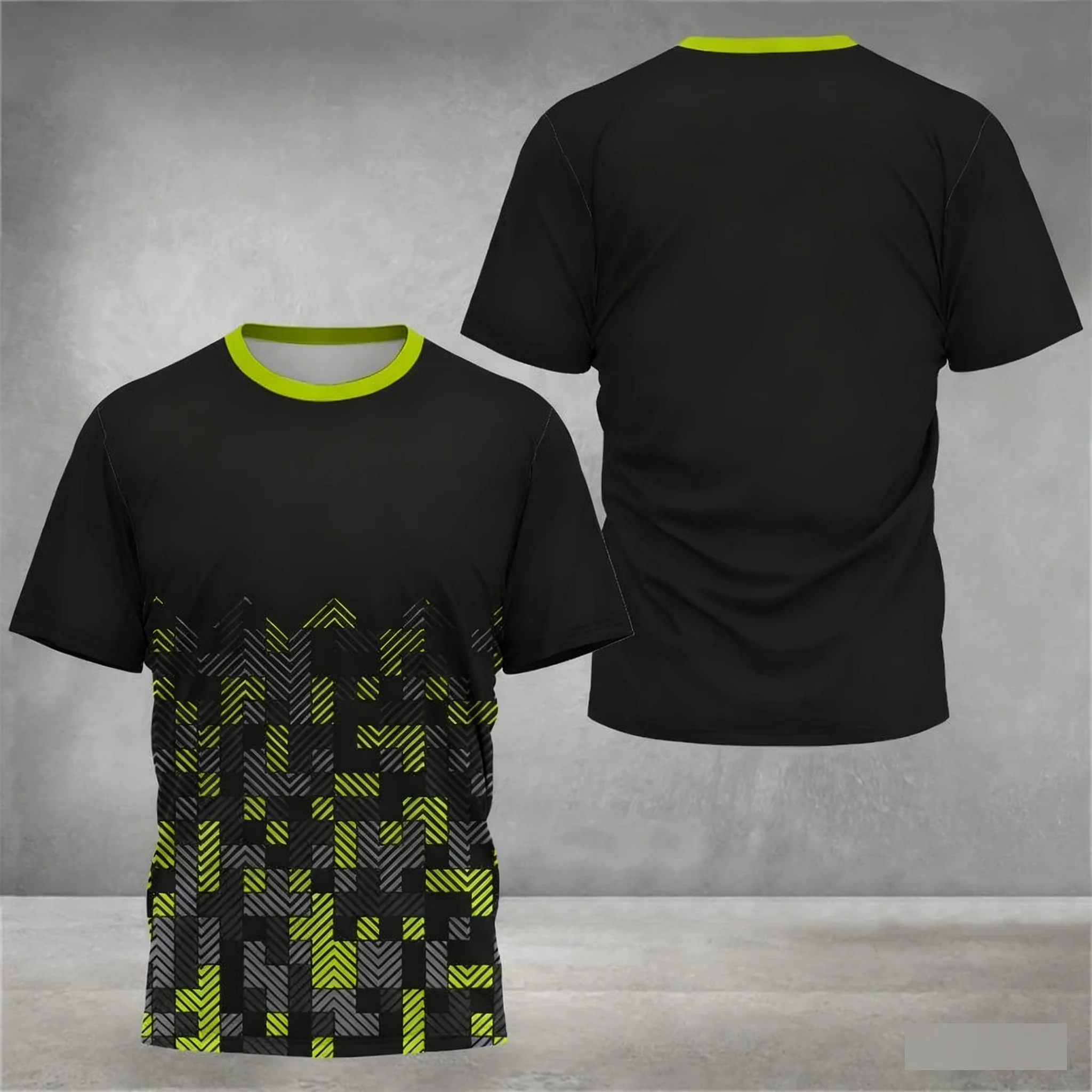 Hexagon Camo Print Athletic T-Shirt, Men Women Quick Dry Breathable Sports Streetwear Tee Summer Outdoor Fashion T-Shirt