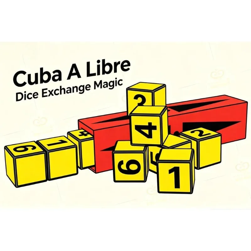 

Набор для фокусов с игральными костями «Куба свободна»: магические трюки для профессиональных фокусников, сценические иллюзии, реквизит для комедийных представлений и ментализма