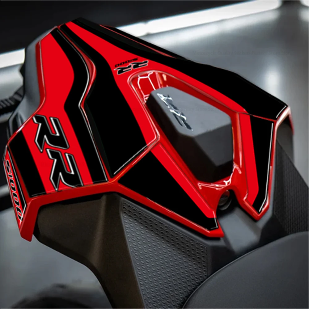 Rear Seat Paint Protection Sticker Fairing Sticker Rear Hump 3D Gel Decal For BMW M1000RR S1000RR M1000 RR 2023 2024