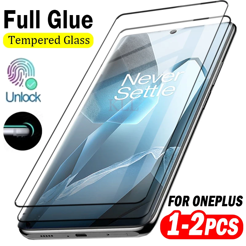 

1-2pcs Full Glue Tempered Glass For Oneplus 13 12R 11R 12 11 10 9 8 Pro Curved Screen Protecto for 1+ Ace 3 2 Pro Unlock Glass