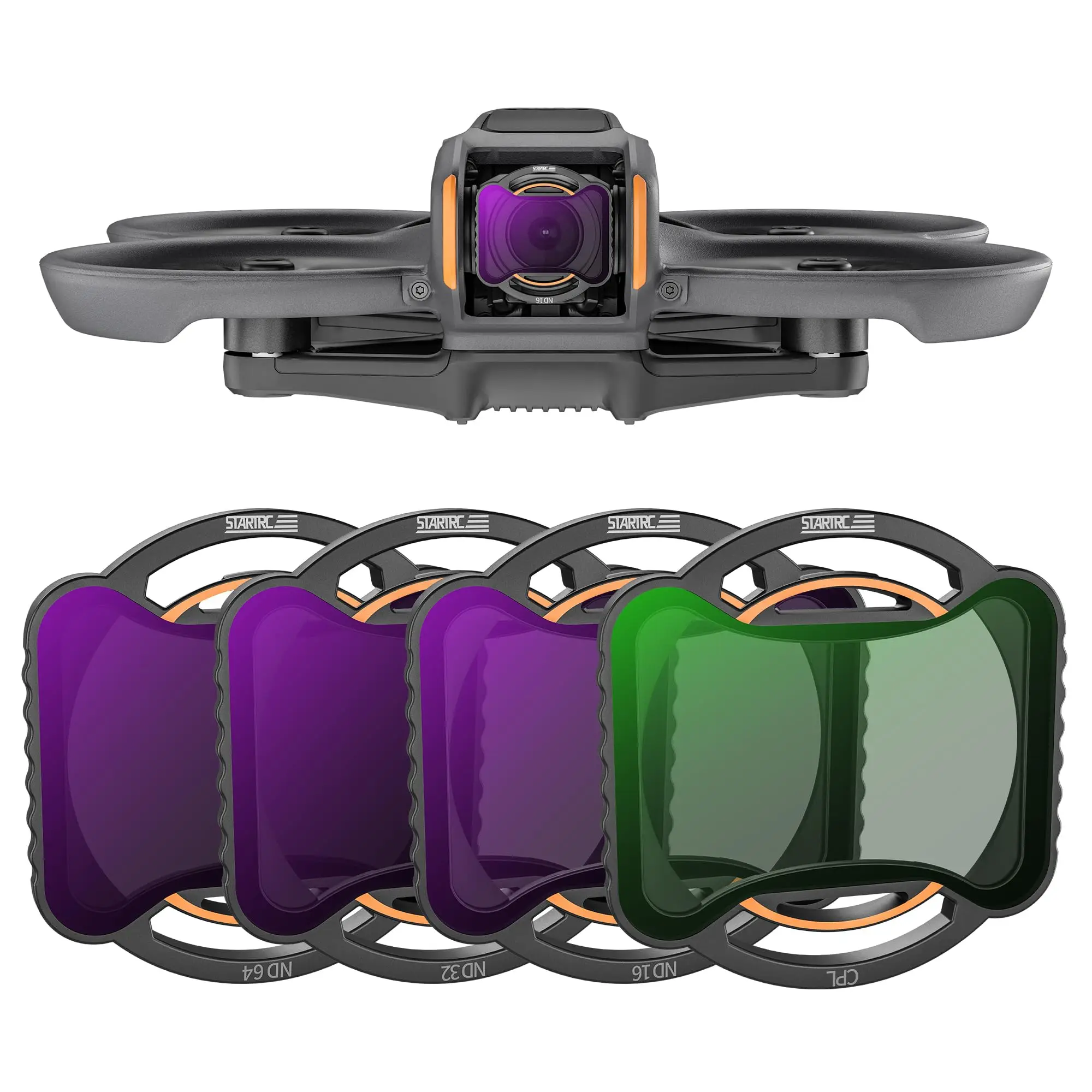 

STARTRC ND CPL Filters for DJI Avata 2 CPL ND16 ND32 ND64 Neutral Density Camera Lens Filter Multi Coated HD Optical Glass