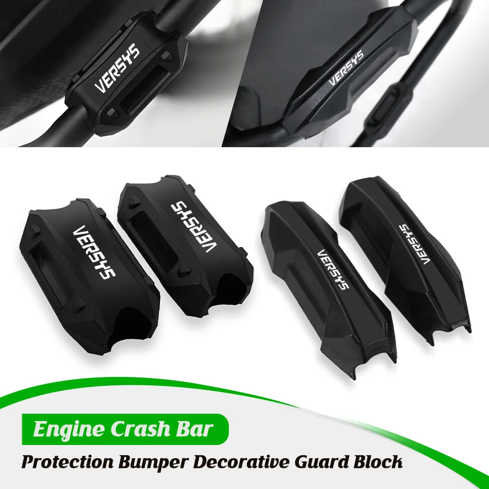 25mm Bumper Engine Guard Protector Block Crash Bar Decorative For KAWASAKI Versys 300 650 VERSYS X300 versys X250 Versys1000 