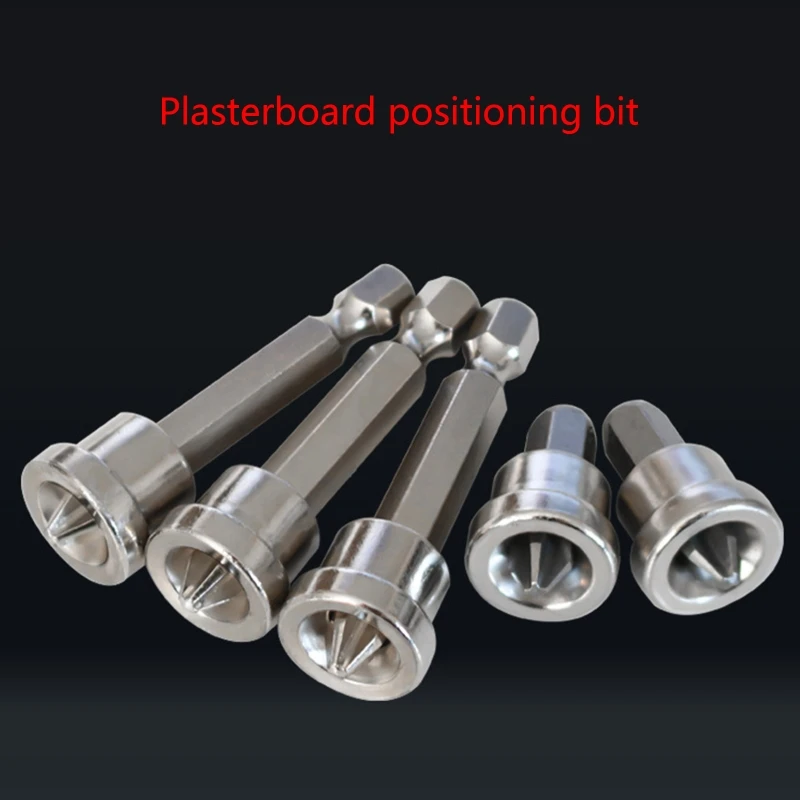 K1KA 5pcs Professional Magnetic Positioning Screwdriver Bits Shank Batch for Hea