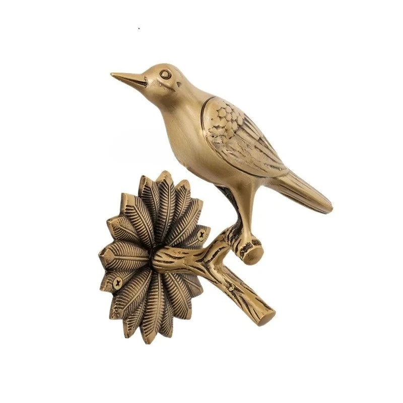 

TQH retro brass bird towel ring toilet bathroom non-punching bath towel holder paper towel storage wall hanging