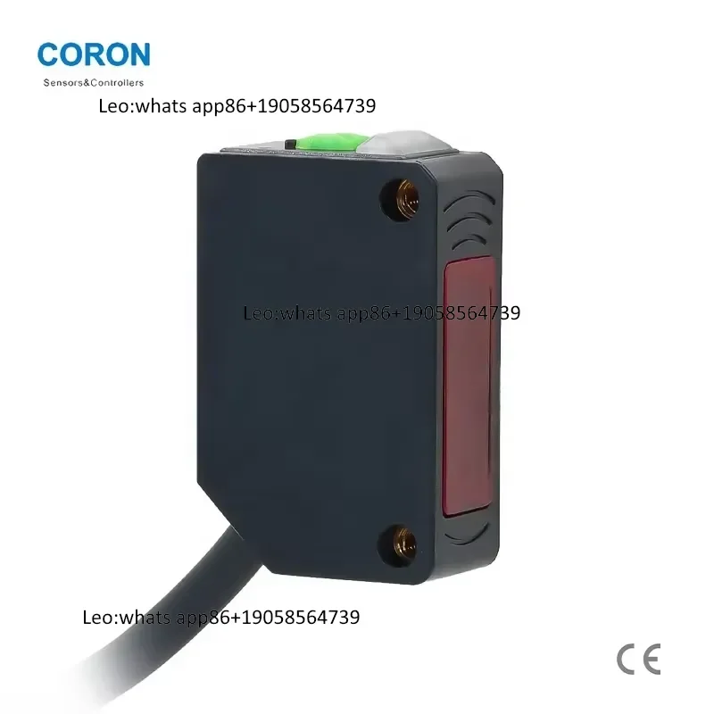 GZ-T10-P Small Square Optical Sensor High Precision Light Photoelectric sensor Detection Distance 0-8m PNP