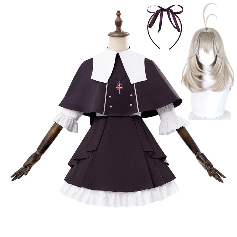 

Anime Star Detective Precure Moria Ruruka Cosplay Costume Wig Lolita Dress School Uniform Casual Wear Halloween Role Play Outfit