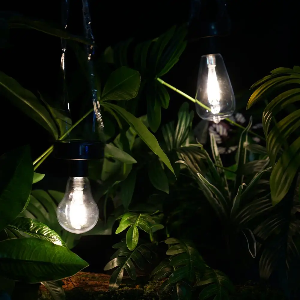 Solar Garden Lights Outdoor Bulbs Wire Bulbs String Ball Lights Lights Clear LED Round Lights Hanging Solar Solar R0B0