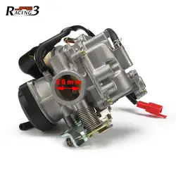 Free Shipping Racing 2T 4T Universal For CVK Carburador Carburetor motorcycle 21 24 26 28 30 32 34mm Power Racing Moto