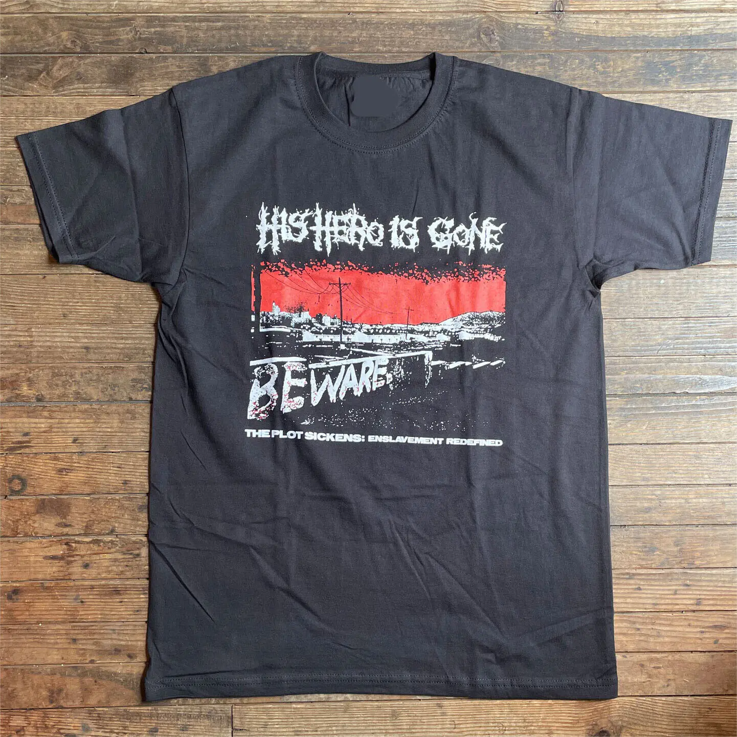 HIS HERO IS GONE T SHIRT Enslavement Redefined TE3582