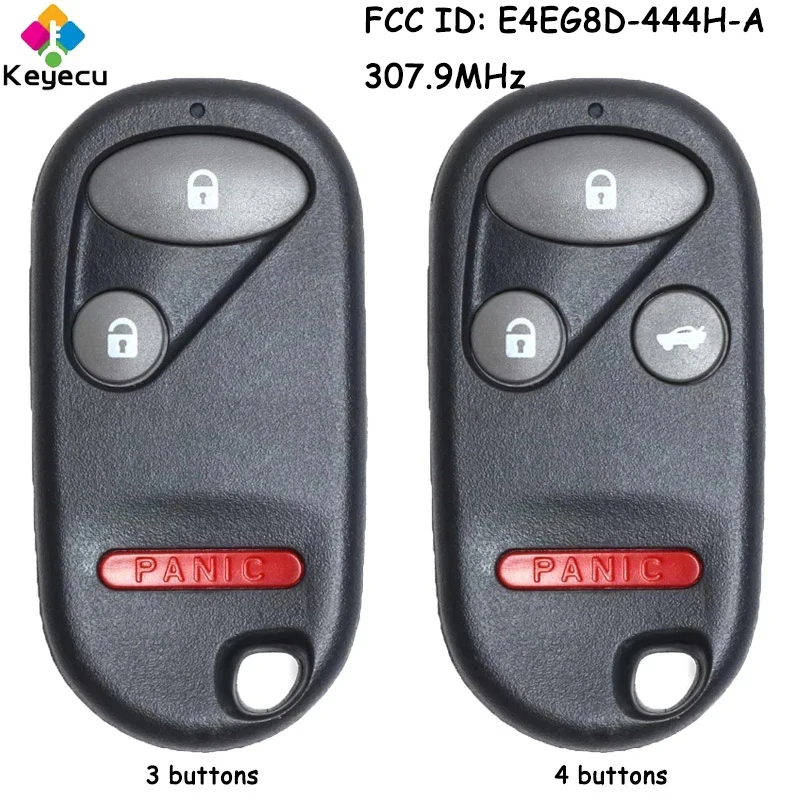 

KEYECU Remote Control Car Key With 3 4 Buttons 307.9MHz for Acura CL 1999 2000 2001 2002 2003 2004 Fob FCC ID: E4EG8D-444H-A