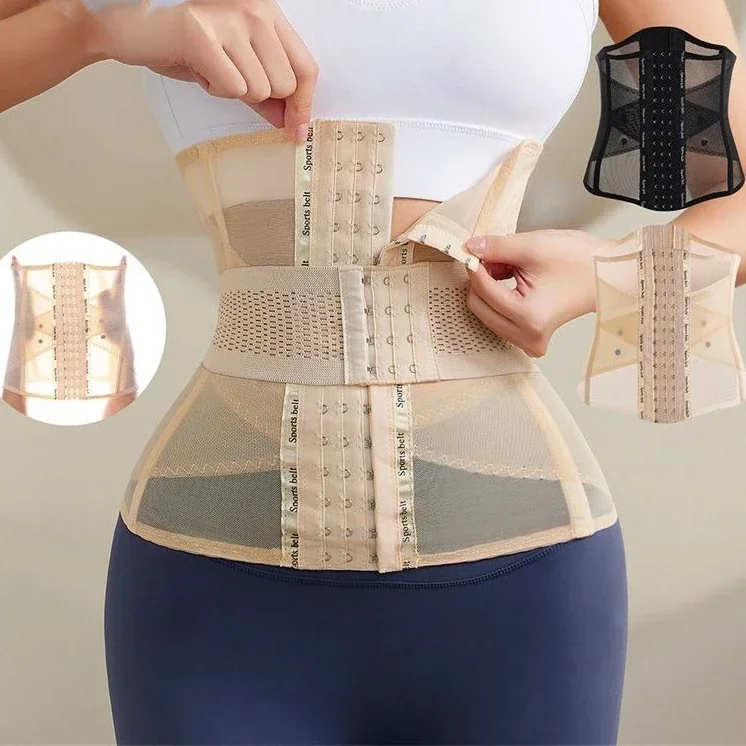 Slimming Belt Pressurized Tight Shaping Body Abdominal Belt Belly Mesh Yarn Breathable Waist Sculpting Seal Postpartum Recovery