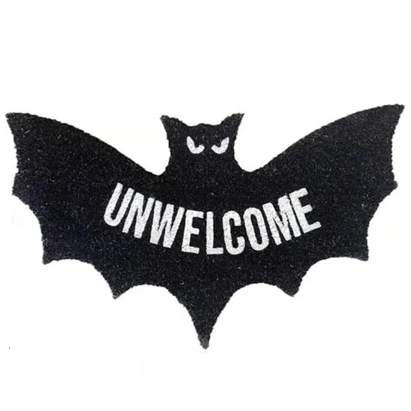 هالوين الأسود الخفافيش البساط حصيرة الحمام غرفة نوم المطبخ الحصير ديكور ترحيب ممسحة غرفة المعيشة ديكور المنزل