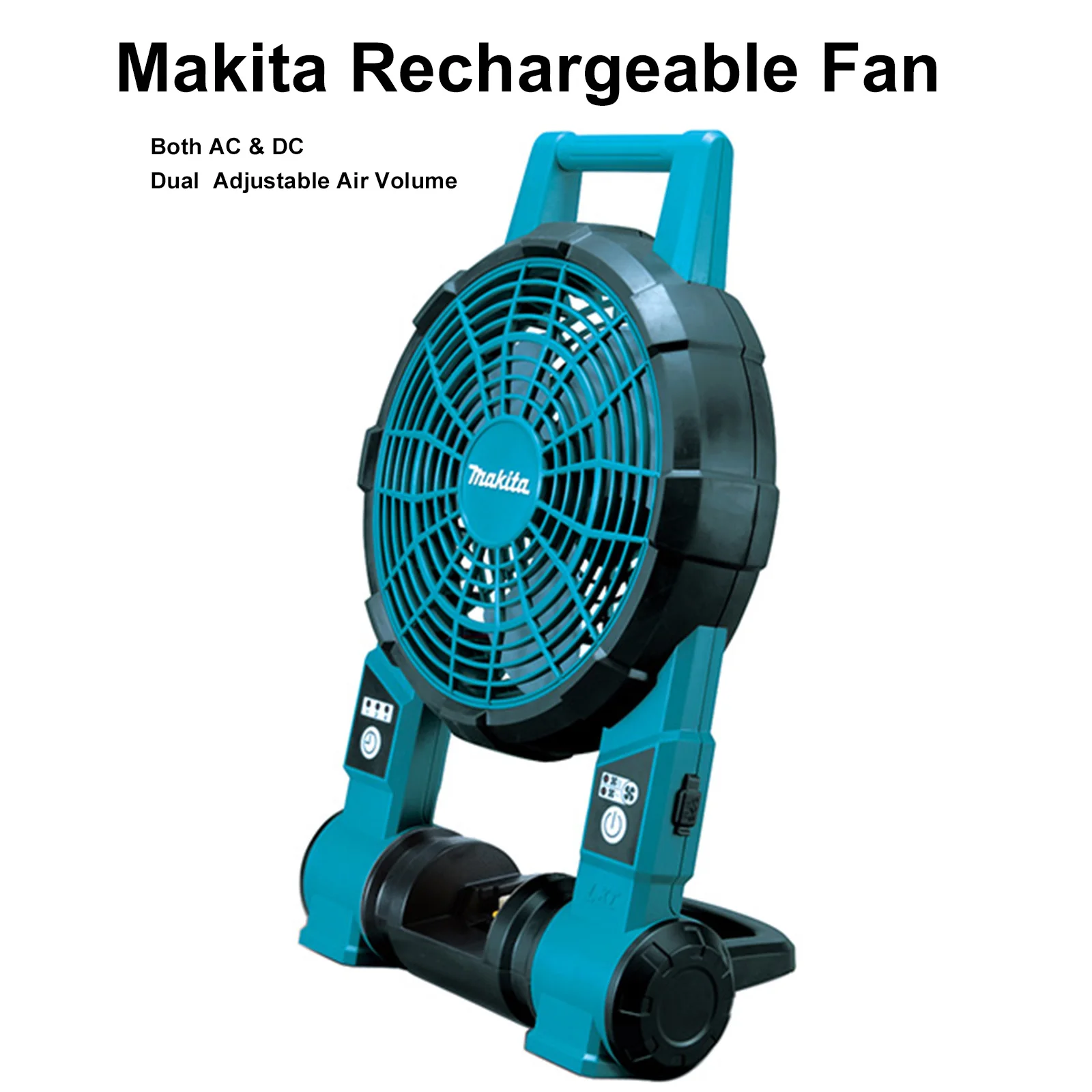 Makita Rechargeable Fan DCF201 18V Lithium Battery 120m/min High Speed Home Use Fan Dual  Adjustable Air Volume Both AC & DC Fan