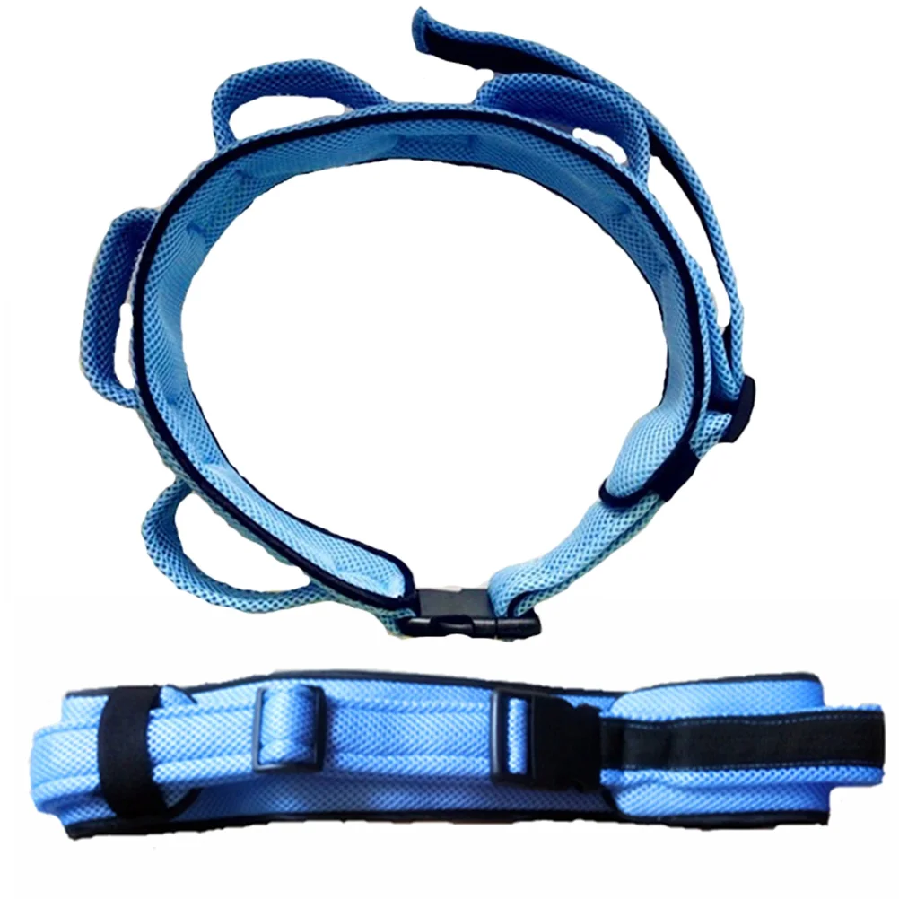 Medical Secure Transfer and Walking Giant Belt Safety Band for Old People (Blue) walking giant belt for patient