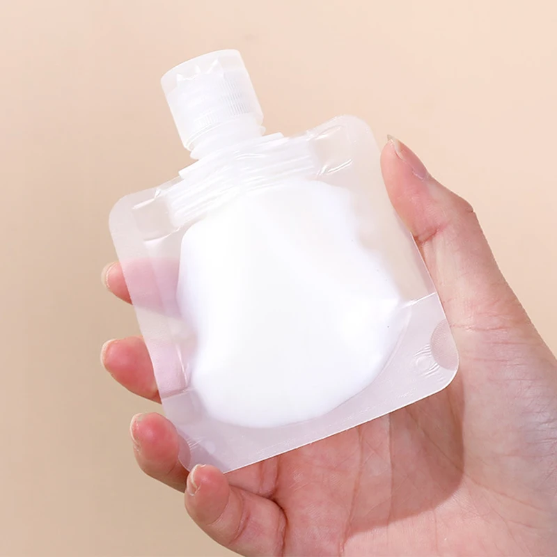 30/50/100ml Dispenser Bag Liquid Lotion Portable Travel Packaging Bag Reusable Leak-proof For Shampoo Cosmetic Storage Container