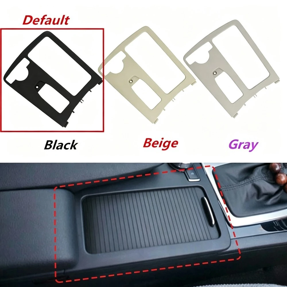 Front Center Console Cup Holder Trim Cover for Mercedes-Benz W204 C-Class 07–14 Replace 2046800107 Interior Drink Holder Panel