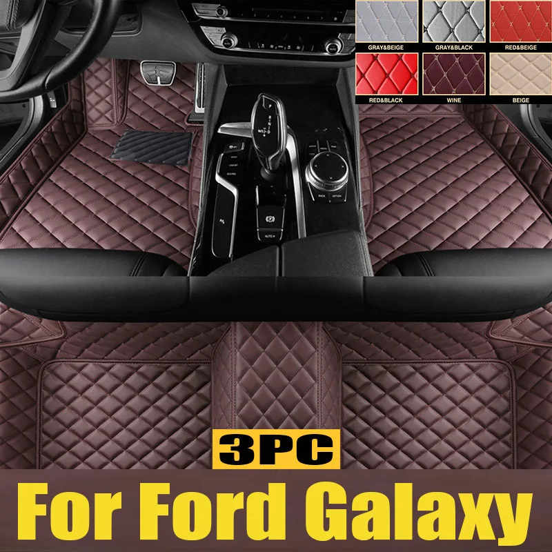 

Car Floor Mats For Ford Galaxy Mk IV 3 2016~2019 7seat Car Interior Parts Waterproof Floor Mat Car Mat Car trunk mat