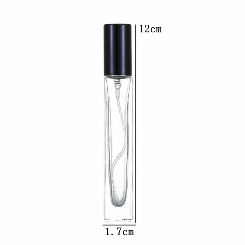 10ml Empty Perfume Bottle Travel Portable Glass Spray Bottle Exquisite Cosmetic Sample Vials Liquid Container Atomizer