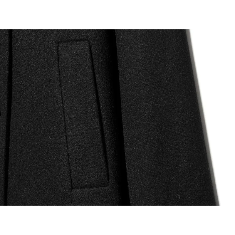 2026 Neuankömmling Damen Einfarbiger Mantel Langarm Knopfverschluss Stehkragen Oberbekleidung Tägliche Pendlermode Schicke Damenjacke – Detail 22