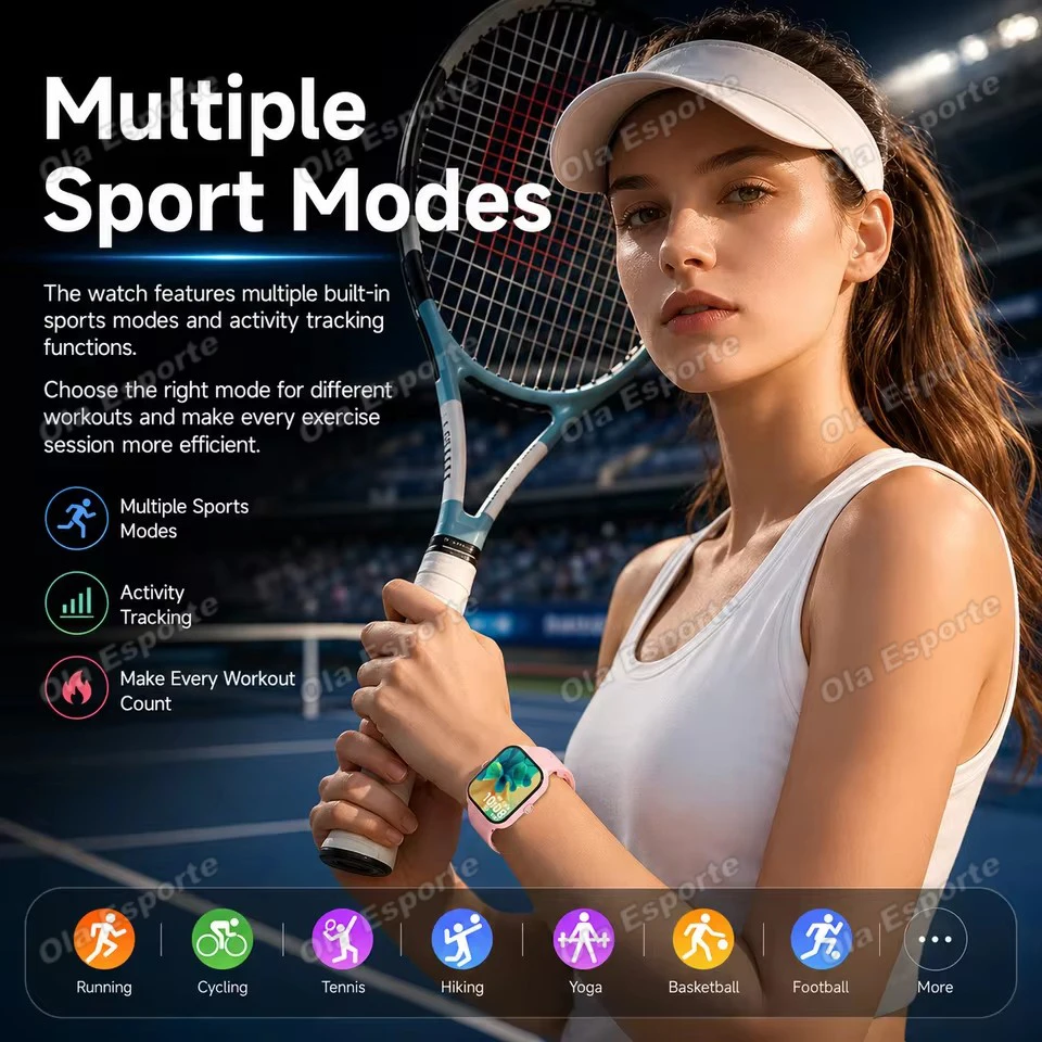 Smart Watch Dialing Answering Calls Exercise Tracking Heart Rate Sleep Monitor Bluetooth Smartwatch Man Woman Gift 2026 New Hw12 view 6