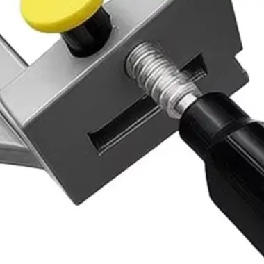 2pcs Right Angle For Table Clamp Set with Flat Jaw 13.5cm and 25.5cm Body for Woodworking Assembly and DIY Projects