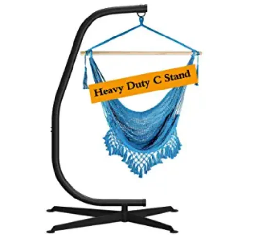 Modern Portable Assembly Hammock with Stand for Outdoor Travel Beach Camping Bedroom Living Room Use Versatile Outdoor Furniture
