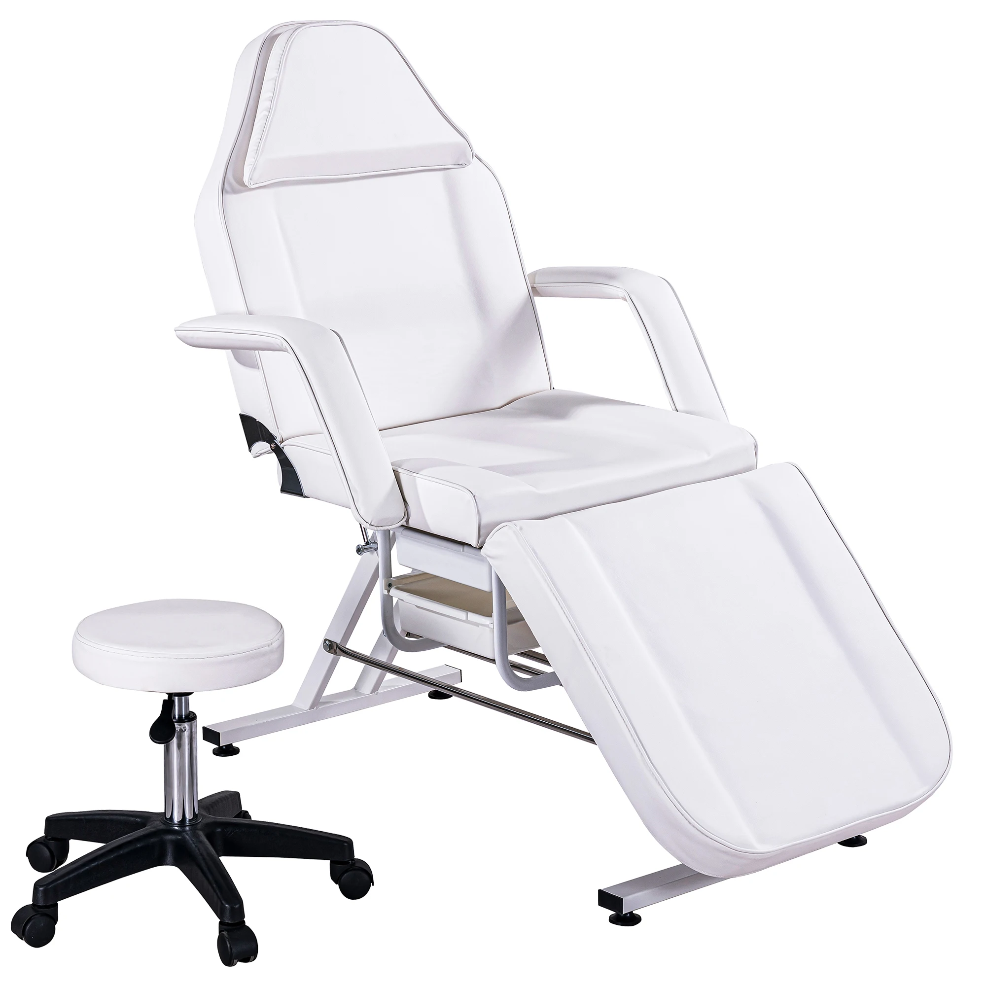 

Unirelax Facial Spa Table for Home/Beauty Salon Use Portable Massage Reclining Bed Adjustable Salon Massage Bed With Chairs