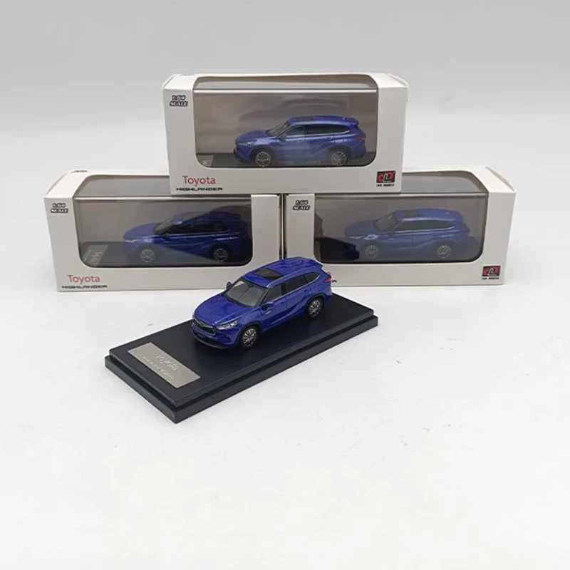 

Diecast 1:64 Scale Toyota Highlander Gen.4 Simulation Alloy Car Model Static Display Collectible Gift Toy Souvenir Decration