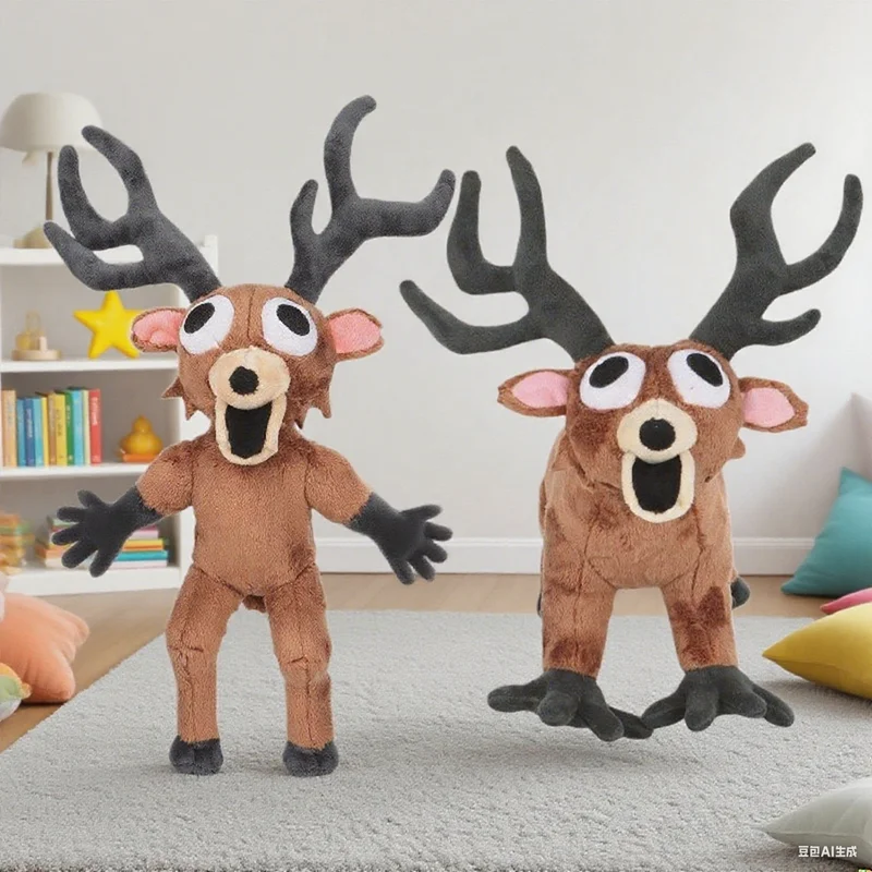 ตุ๊กตาผ้าฝ้ายใหม่ 99 คืนในป่า ตุ๊กตากวาง ของเล่นตุ๊กตาสัตว์ ตุ๊กตากวางนุ่ม ตุ๊กตาผ้าสำหรับเด็ก ของขวัญวันเกิด