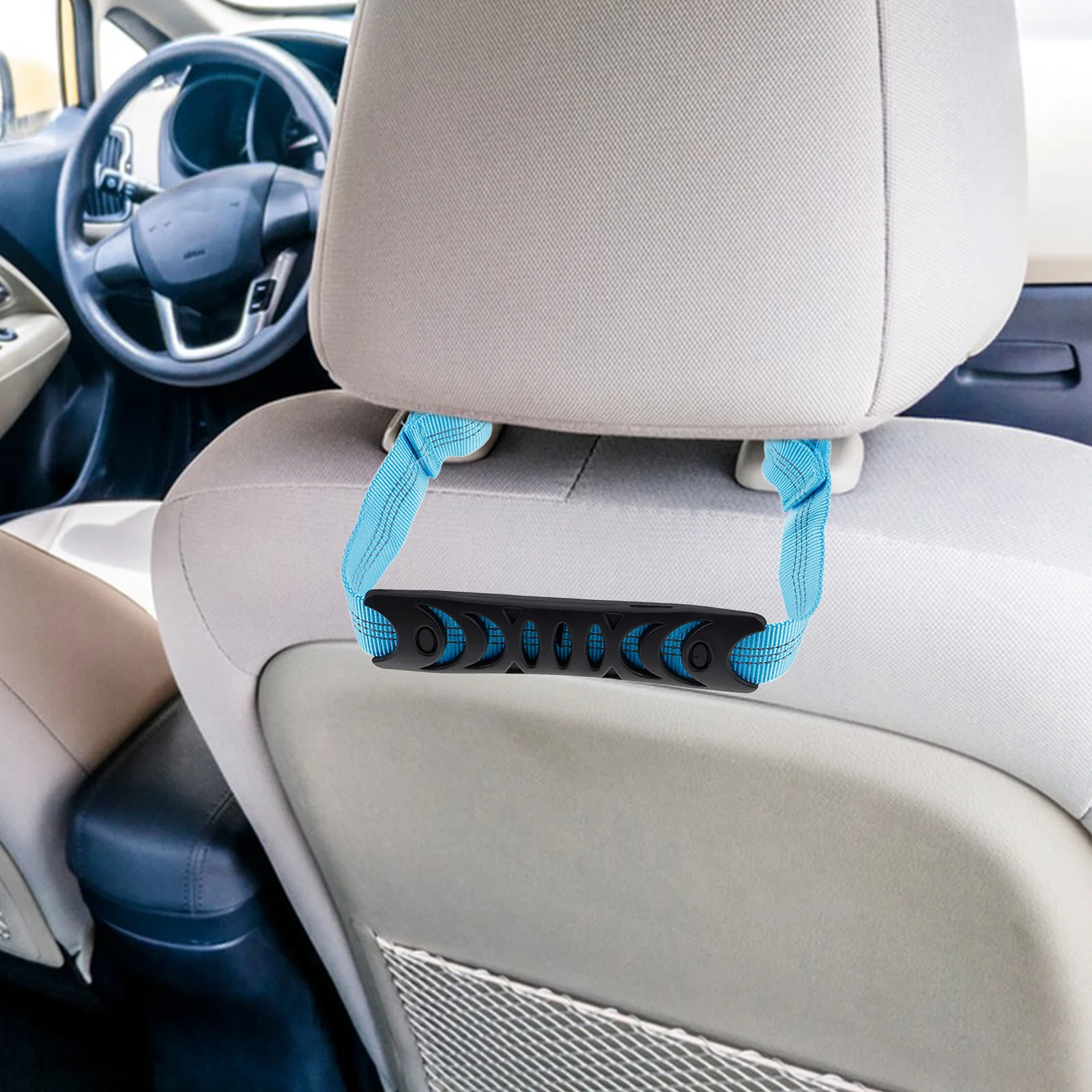 

2pcs Safety Grab Universal Passenger Armrest For Elderly Heavy Duty Headrest Handle Car Interior Decor Rear Seat Assist
