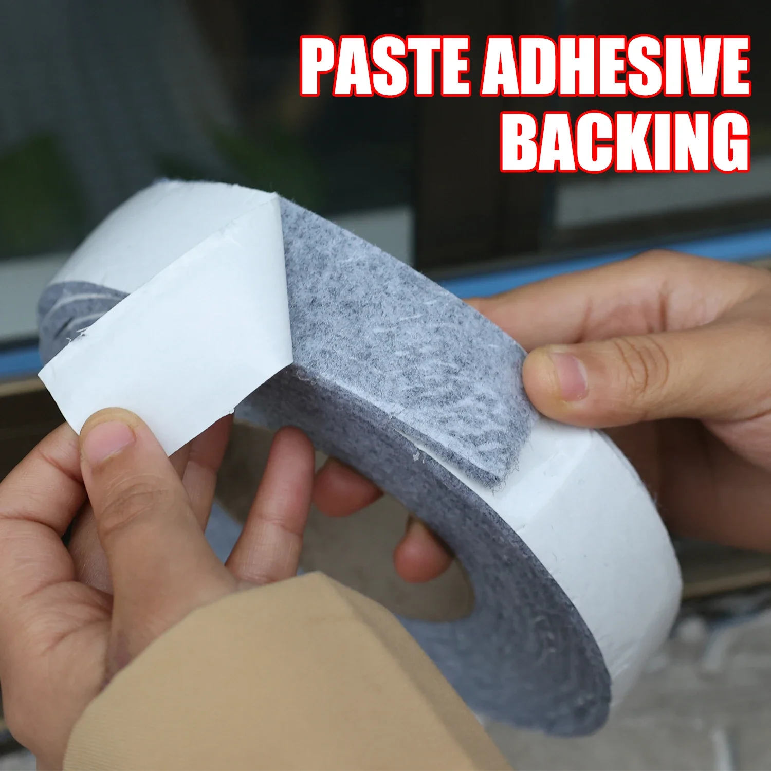 Самоклеящаяся фетровая лента 4 м/рулон — универсальная уплотнительная лента для дверей и окон, звукоизоляционная, противоскользящая накладка для мебели своими руками