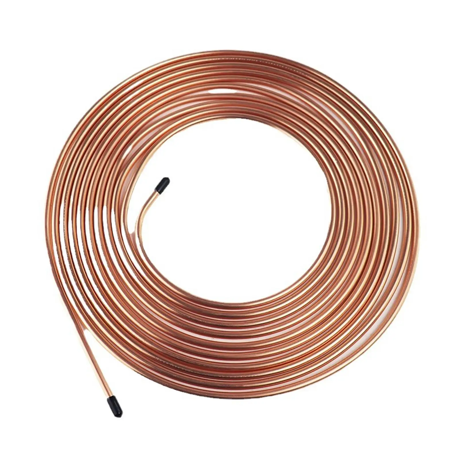 

Generic Double Single Flaring Tool Kit 25ft 3/16 1/4 Copper Coated Brake Line Kit with Fittings Unions for Car Line Repairing