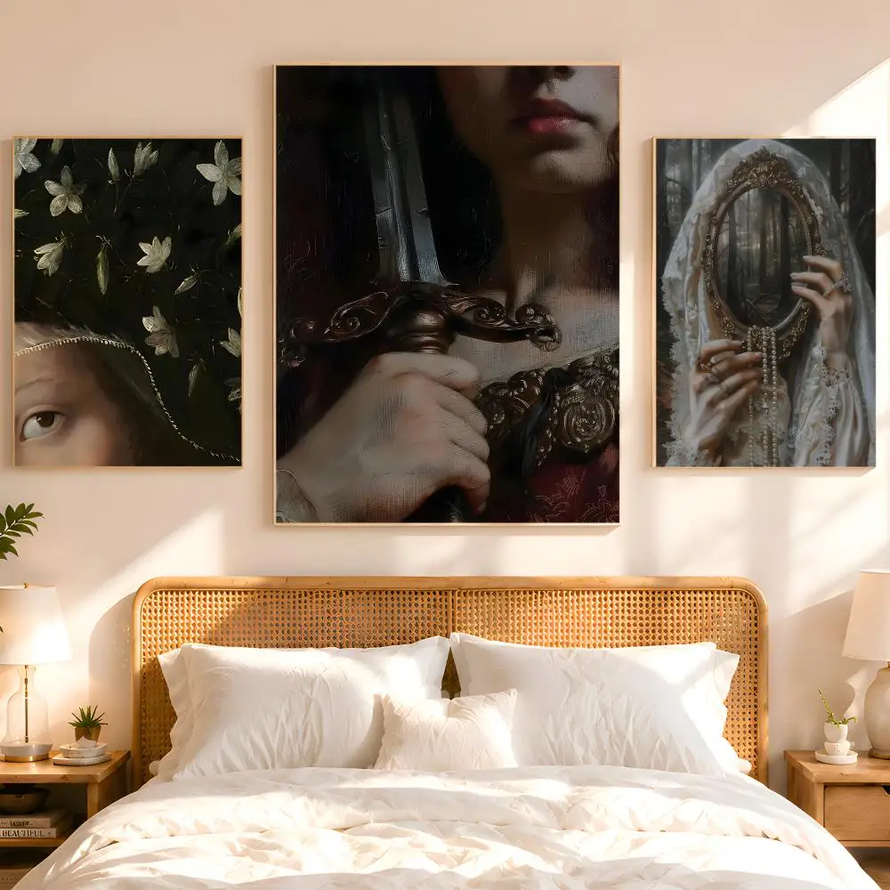 Baroque Antique Romantic Medieval Aristocratic Dynasties Poster Matte Peel And Stick Wall Decor Bedroom Living Room Dorm Office