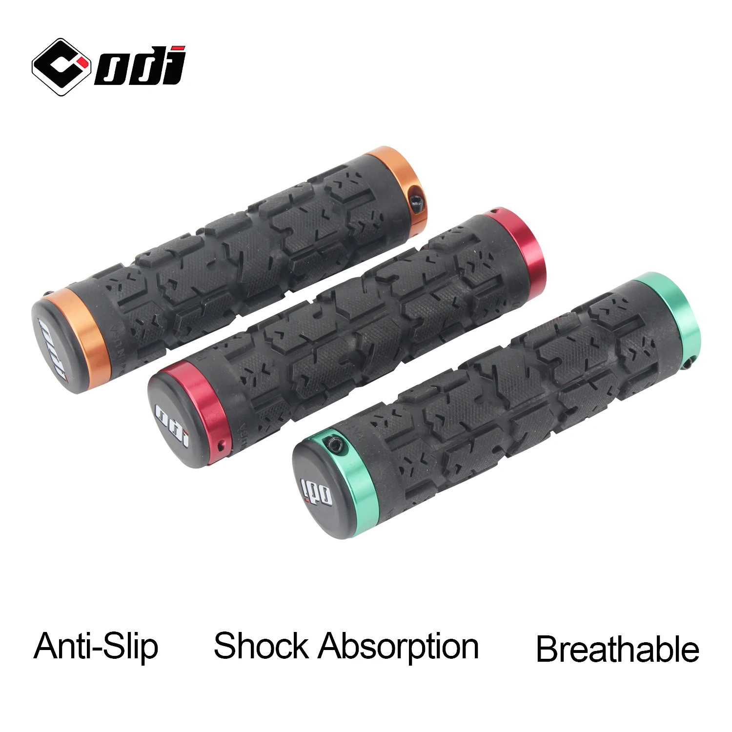 ODI RG01 Bicycle Handlebar Grips Rogue Lock-on Anti-Slip Shock Absorption Handle Cover Double Locking for MTB/Road Bike Parts