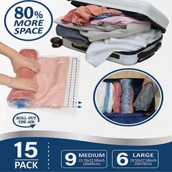 Roll Up Travel Space Saver กระเป๋าสําหรับกระเป๋าเดินทางเสื้อผ้า Cruise Ship Essentials Home บรรจุ-Organizer