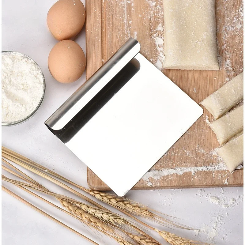 304 flour scraper stainless steel scraper face knife flour cutter flour scraper baking tool