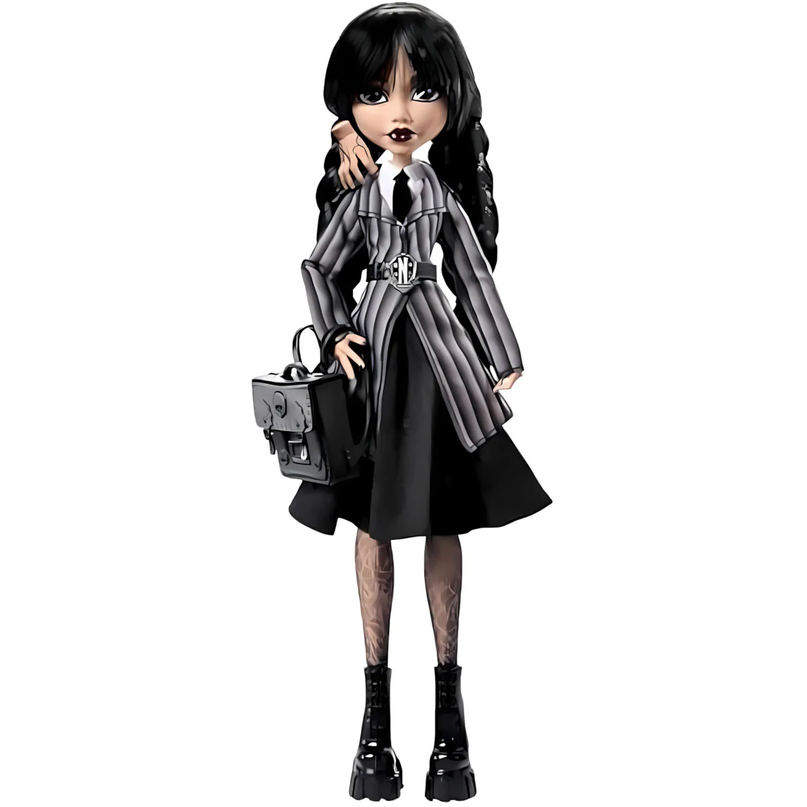 Fashionable Monster High School Wednesday Dolls and Accessories, Adams Collectibles Handheld Model Dolls and Decorative ABS Mate