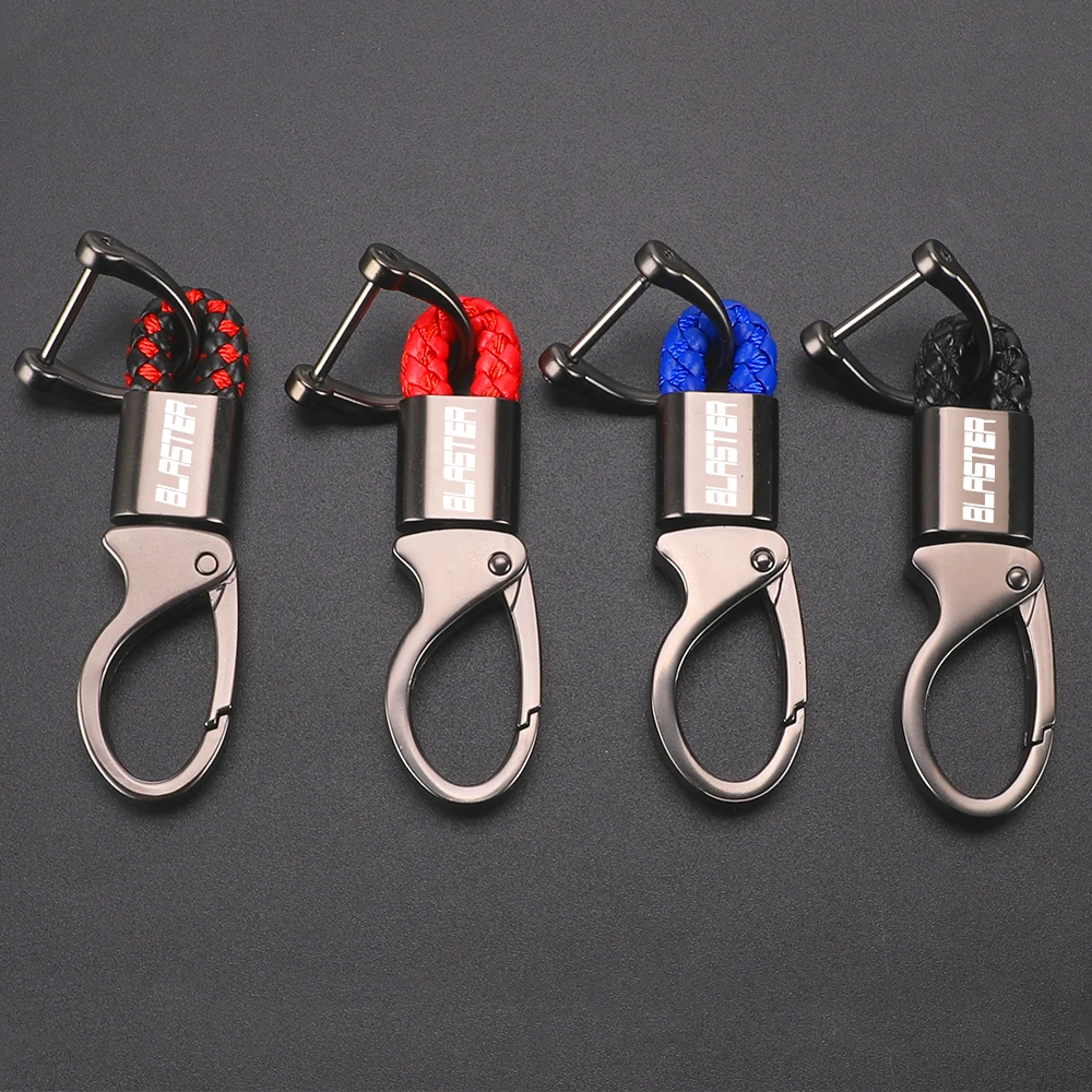 For YAMAHA Blaster YFS200 blaster YFS 200 2005-2006 Accessories Motorcycle Braided Rope Keyring Metal Keychain Key Ring chain