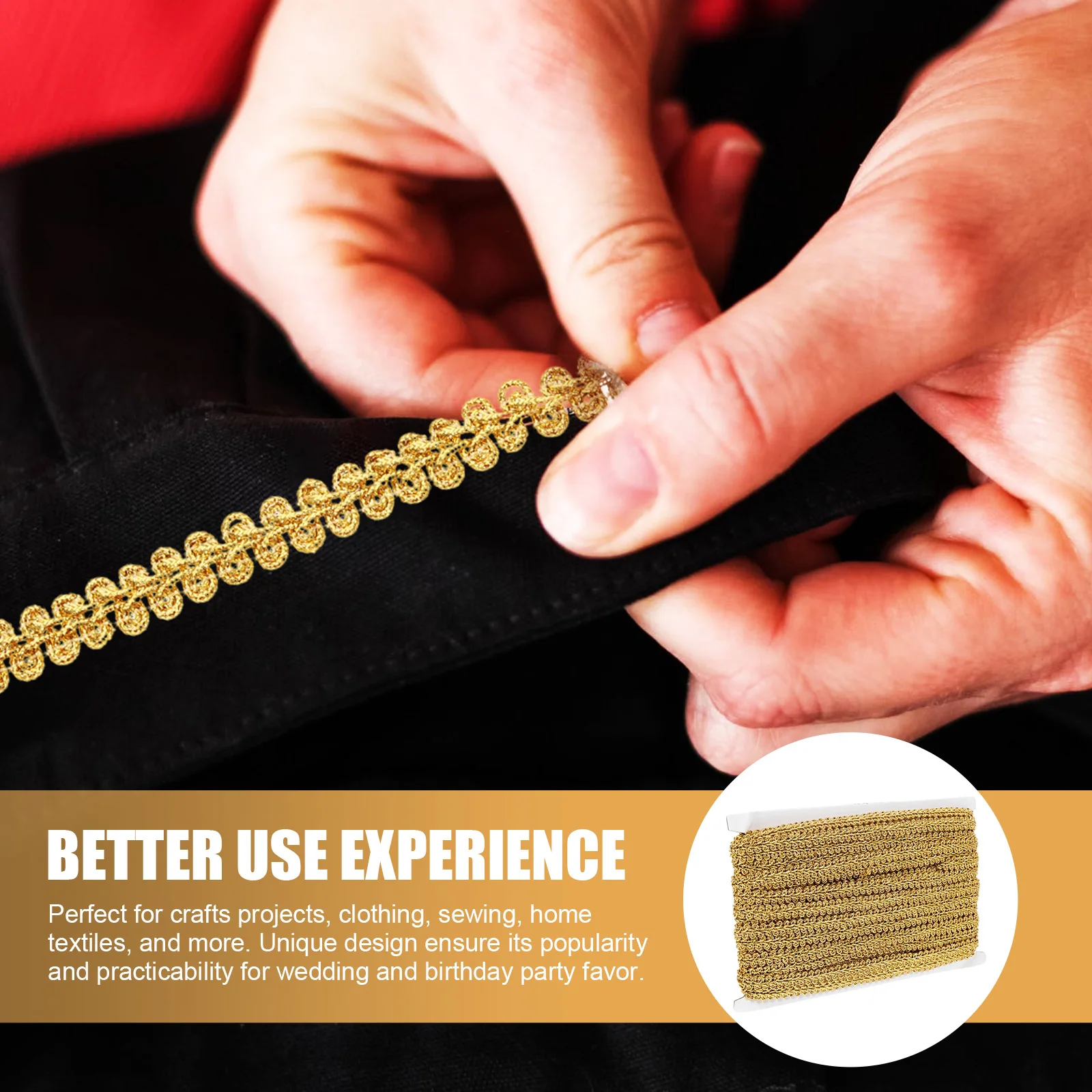 

Wavy Lace 25M Roll Decorative Trimming Elegant Colors Sewing Supplies DIY Craft Accessories Stage Costume Elastic B