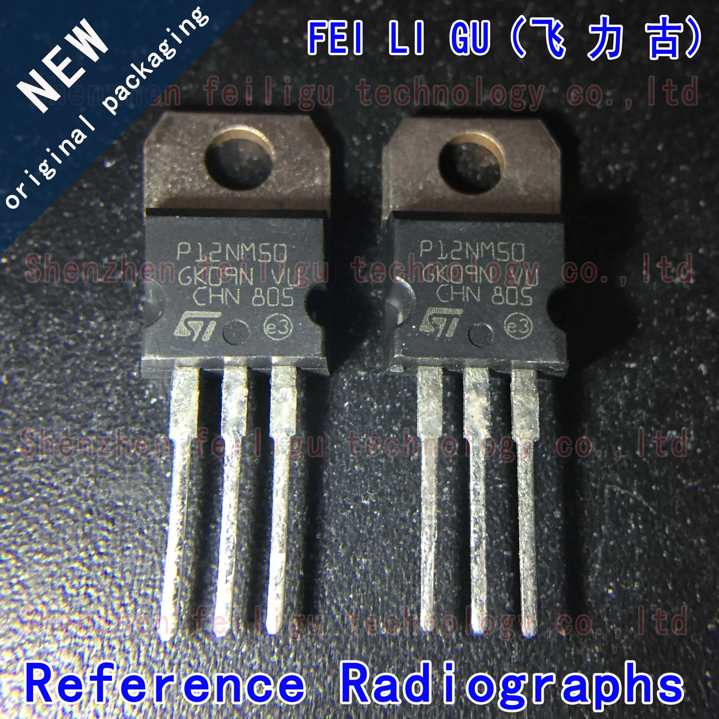 1~30PCS 100% New original STP12NM50 P12NM50 package:TO-220 iron head withstand voltage:500V current:12A N channel MOS FET chip