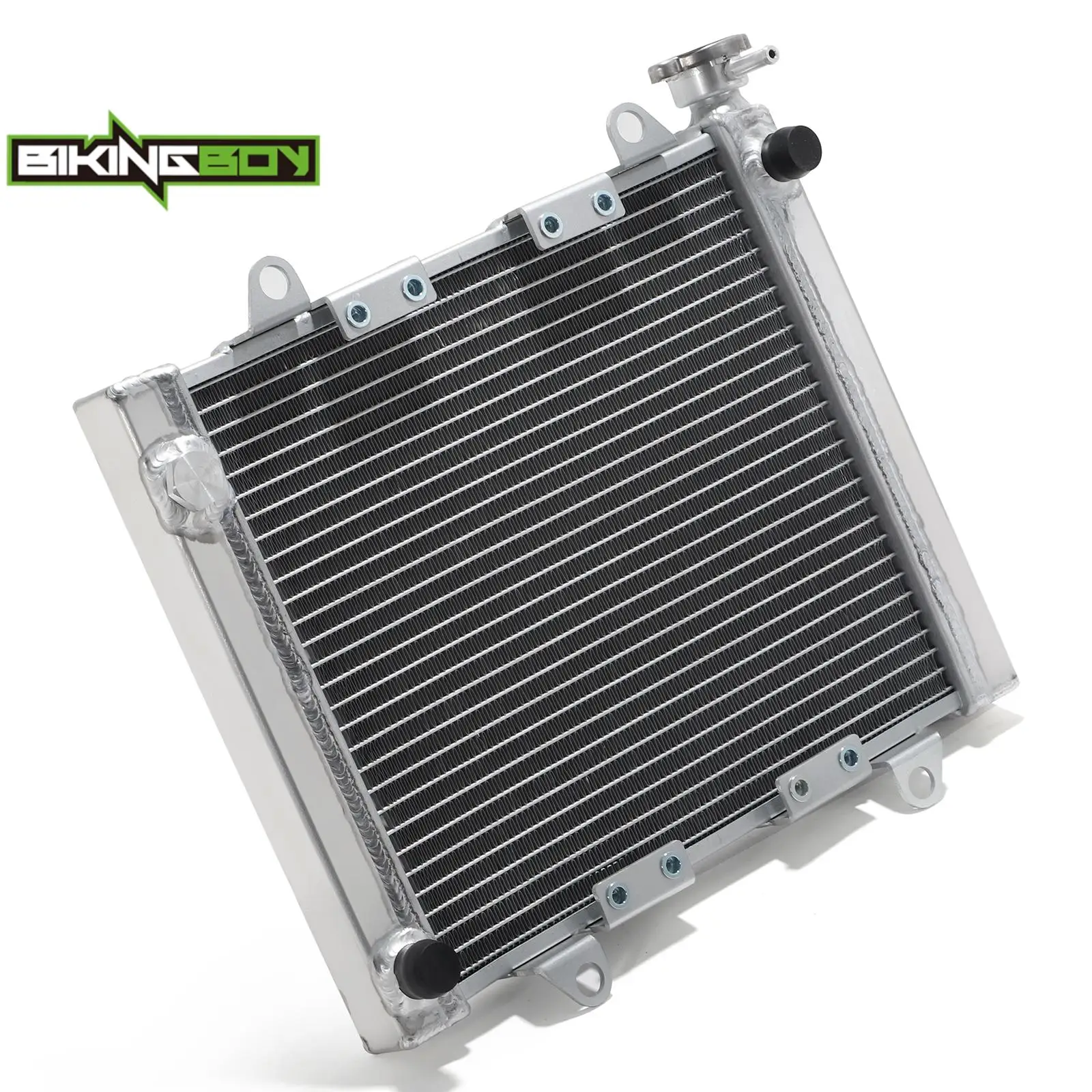 BIKINGBOY For Kawasaki TERYX 750 KRF750 2008 2009 Engine Radiator Cooling Water Cooler ATV 39061-0127 39061-0173 Aluminium Alloy