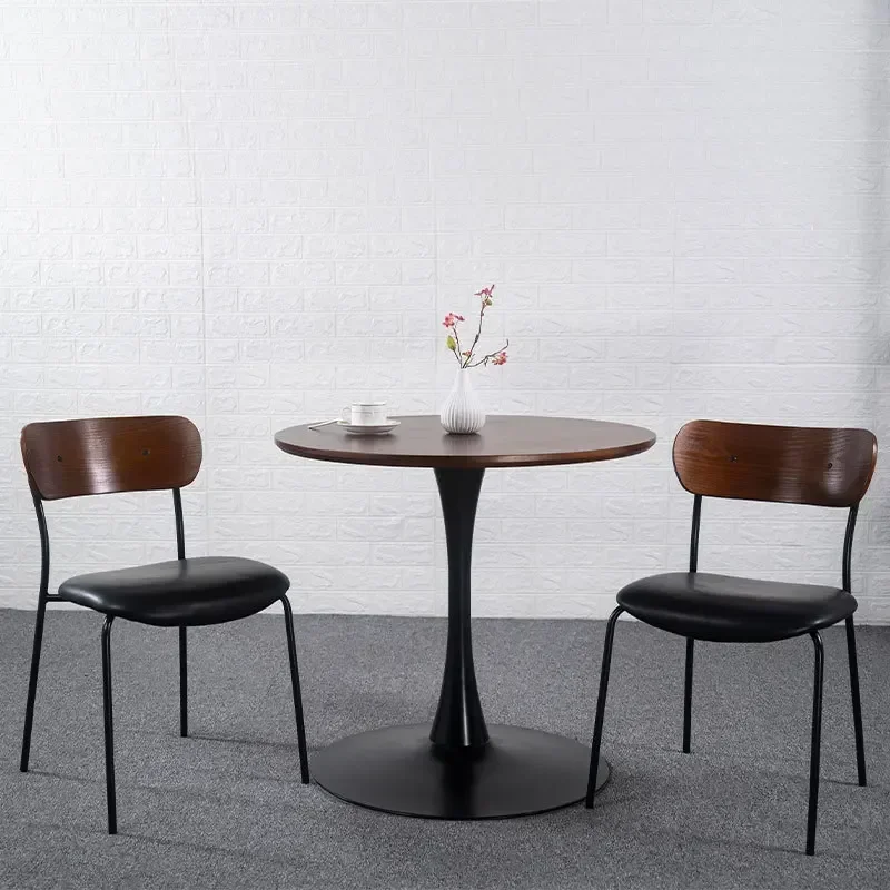 Light Luxury Back Chair Nordic Dining Chair Custom Soft Bag Seat Cushion Wrought Iron Dining Table Chair Wholesale Negotiation