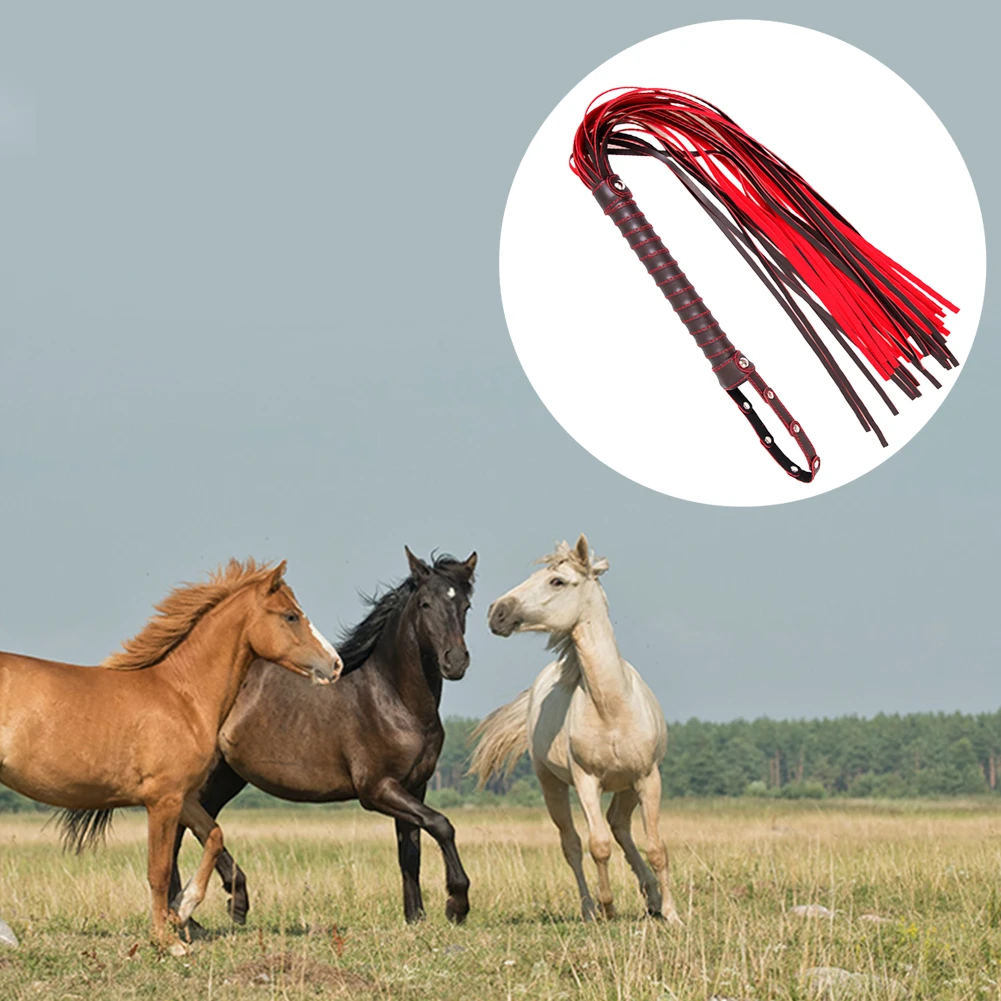 

Comfortable Horse Riding Crop, 25 Whip with Leather Handle, Flexible and Reliable, Perfect for Riders and Trainers