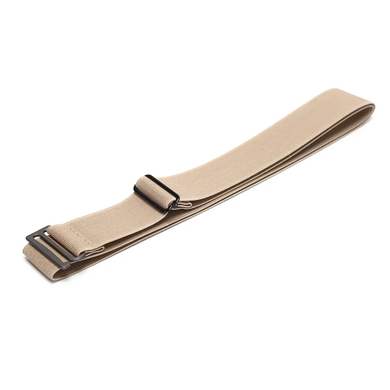 New Waistband Invisible Buckle Plastic Comfortable Elastic Women Men Adjustable No Show Web Belt For Jeans_maomaolike.com