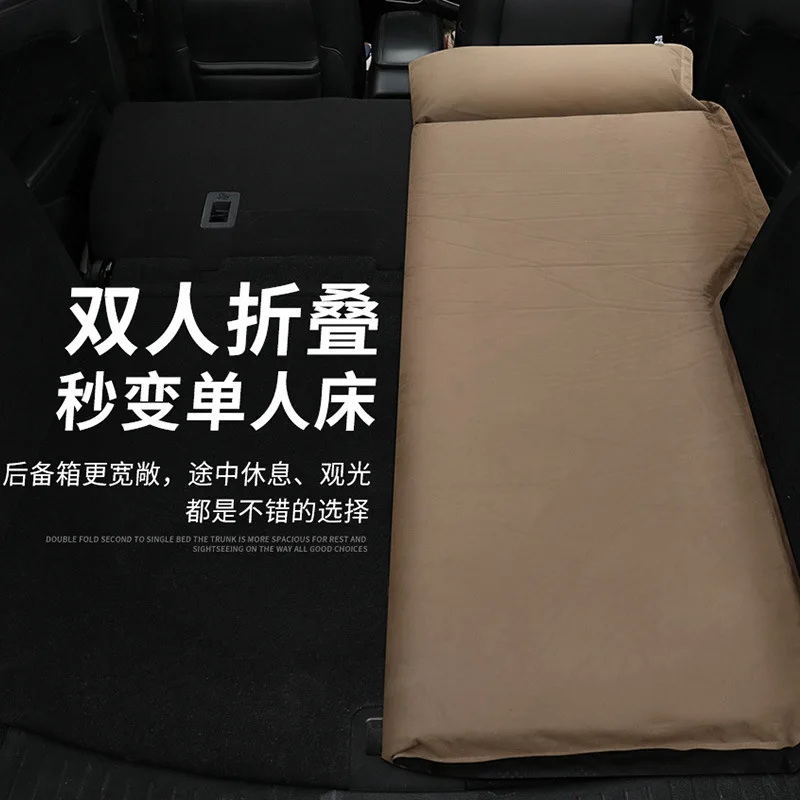 

SUV Car Inflatable Bed Self-Infating Mattress PVC Trunk Travel Bed With Sleeping Pad For Camping